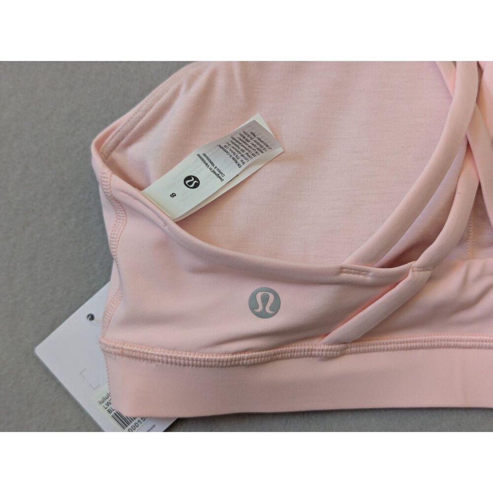 NWT lululemon Energy Bra Blush Quartz Size 8 - Picture 3 of 7